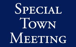 Special Town Meeting