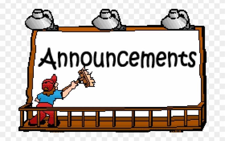 announcements
