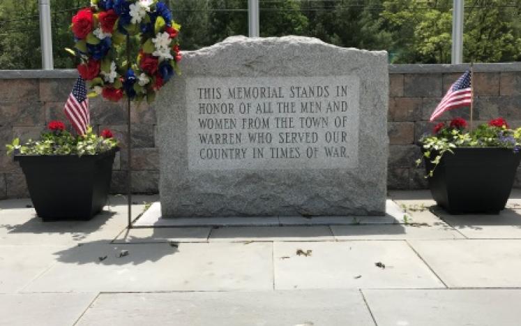 Warren veterans' memorial